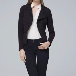 White House Black Market Tweed Moto jacket Mediy